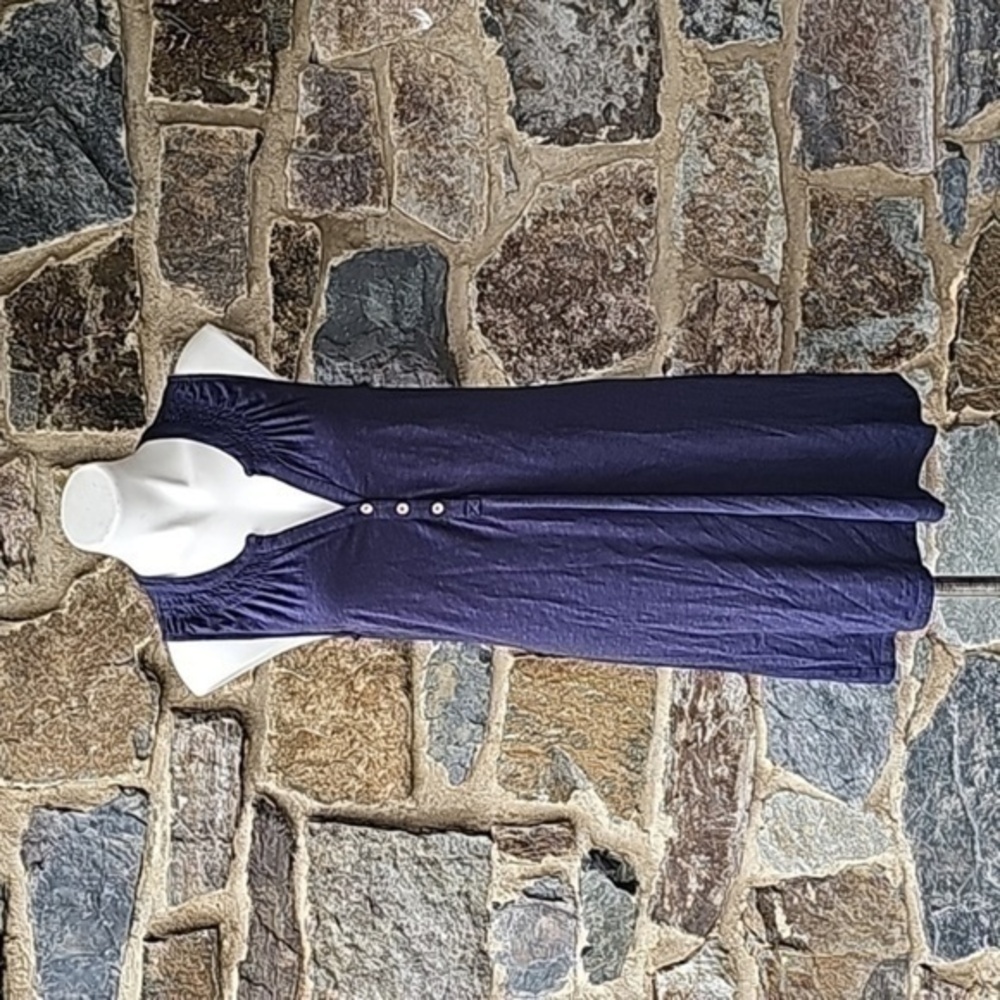 Lilly Pulitzer Women's Blue Essie Sleeveless Shift Dress Size Medium